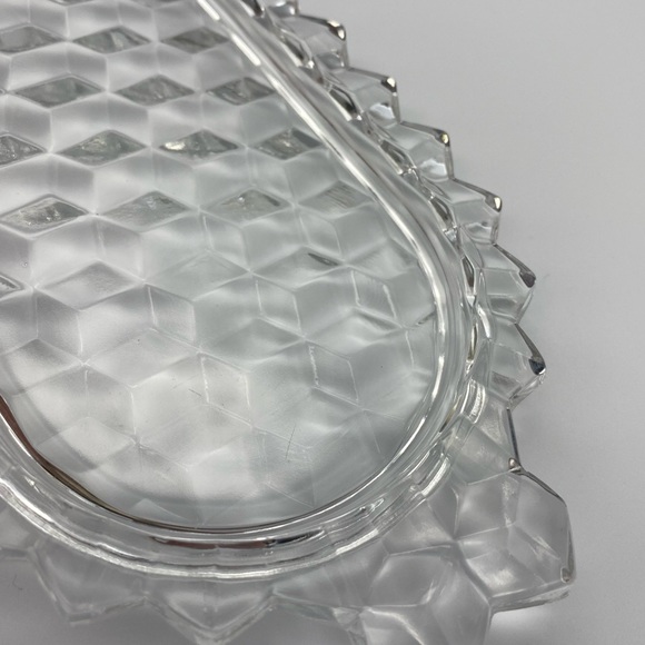 Vintage Fostoria American Clear 3 Piece Cream & Sugar Set - Picture 12 of 12